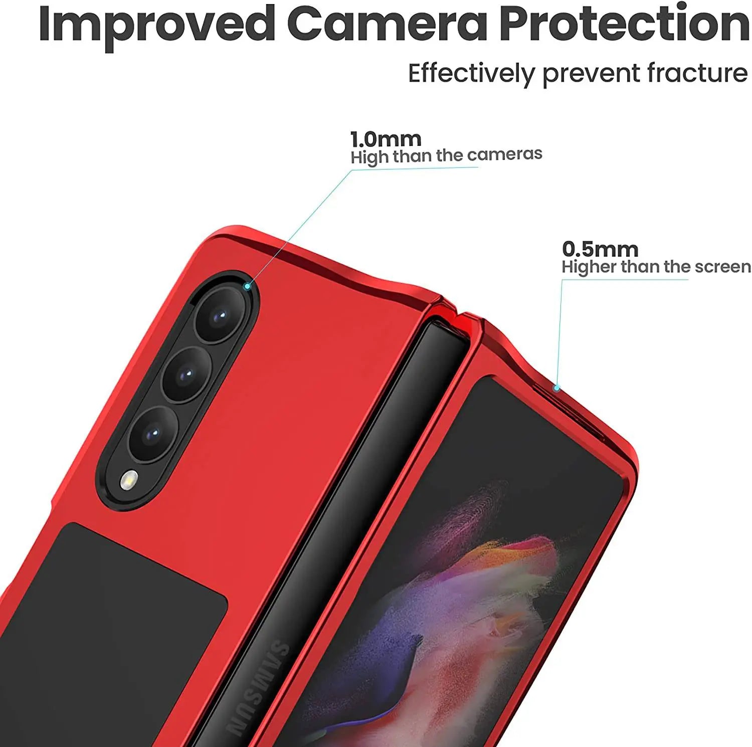 Pinnacle Military Grade Aluminum Protection 360 For Samsung Galaxy Z Fold 3 - Pinnacle Luxuries