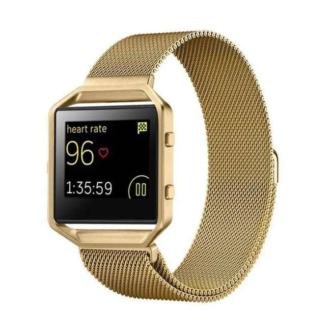 Fitbit Blaze Prestige Stainless Steel Mesh Loop Band - Pinnacle Luxuries