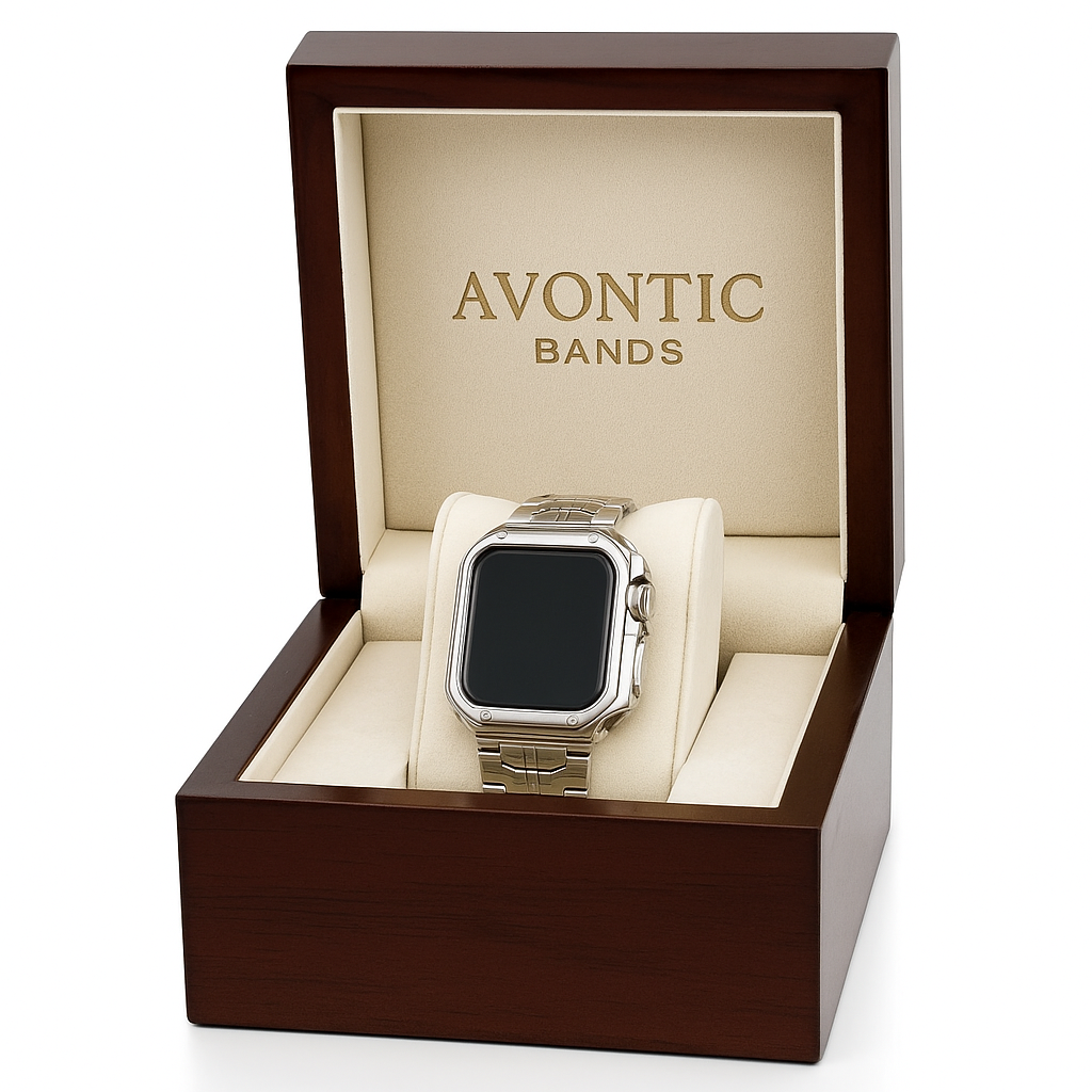 ImperiumForge Prestige Series — Titanium Band & Armor Case for Apple Watch