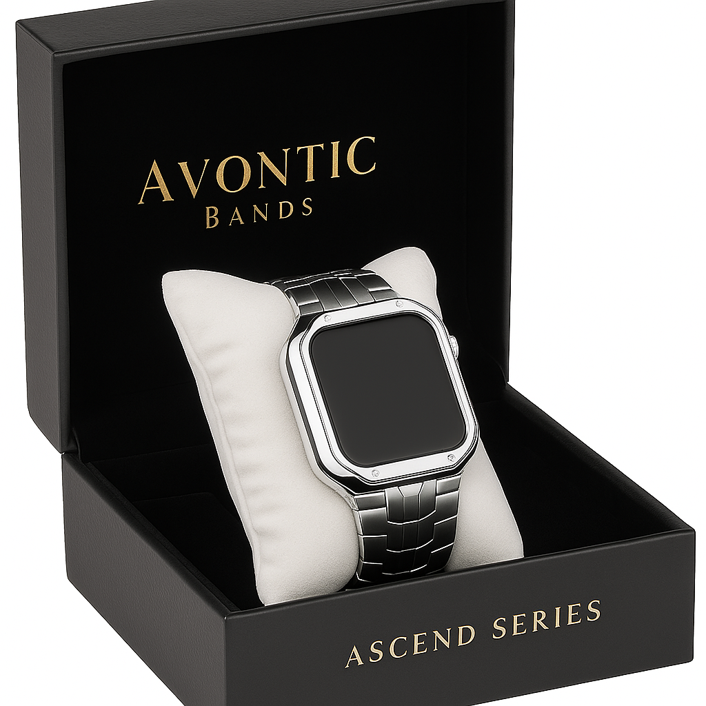 Titanium Ascend Series – Premium Band & Seamless Protective Case for Apple Watch