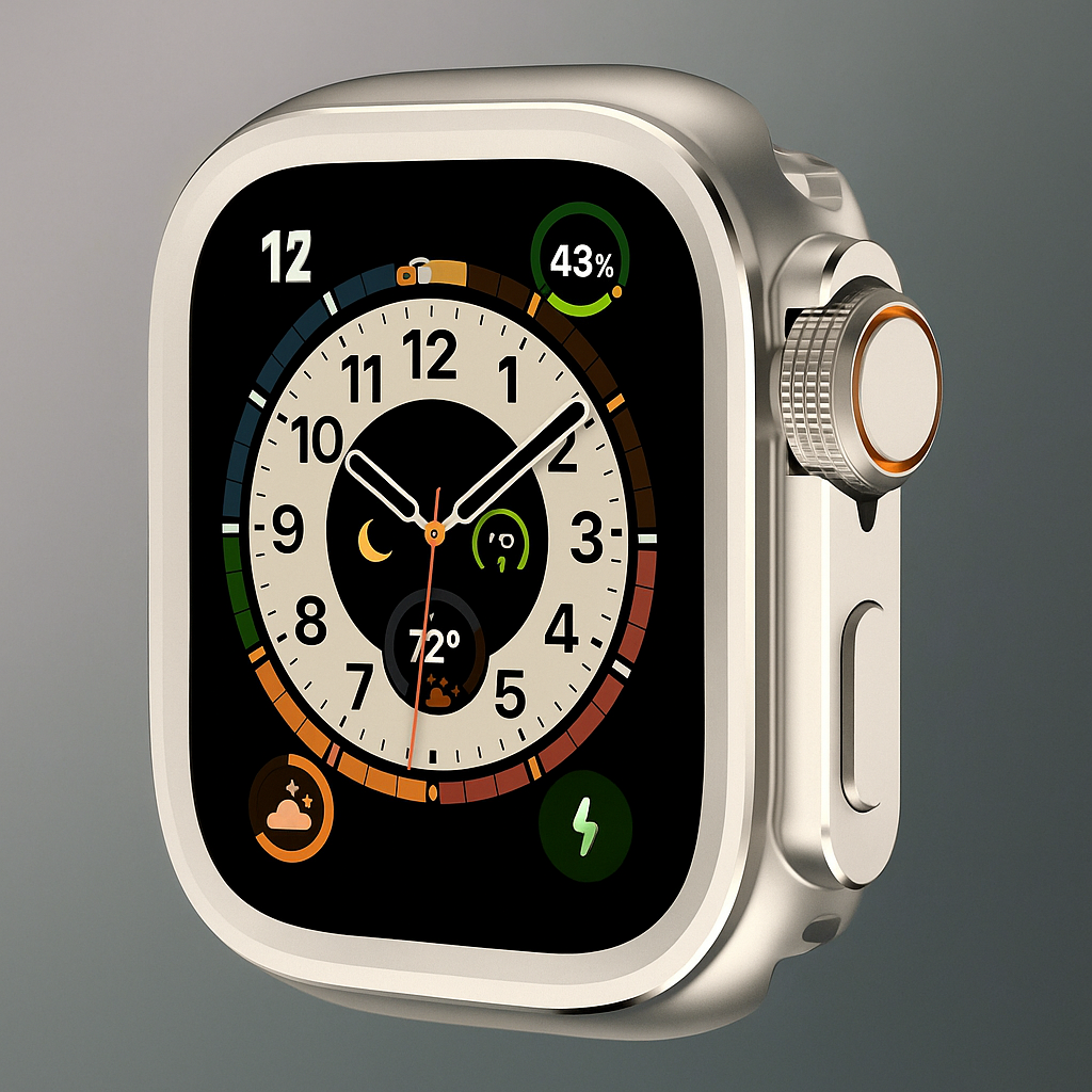 TitaniumGuard™ 360° Protective Case for Apple Watch – Full Coverage Shield