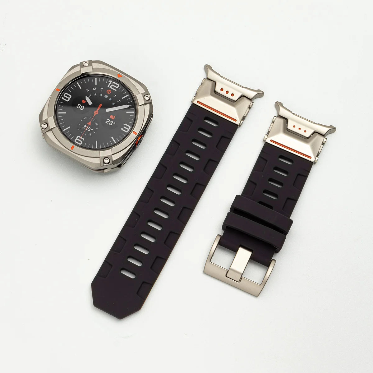 UltraSport Shield™ Silicone Band & Protective Case Set for Samsung Galaxy Watch Ultra 47mm