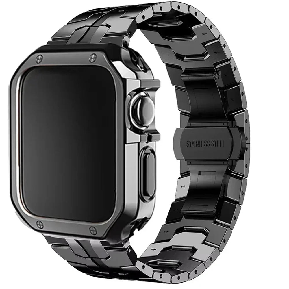TitanEdge™ Ascend Series – Premium Titanium Band & Armor Case for Apple Watch (Ultra 3 / 2 / 1, Series 11 – 1)