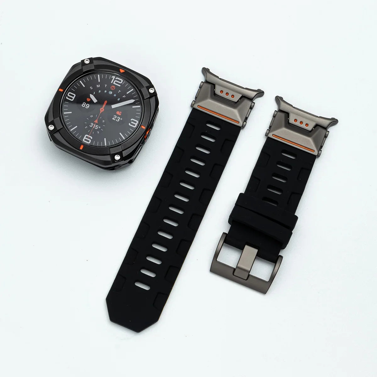 UltraSport Shield™ Silicone Band & Protective Case Set for Samsung Galaxy Watch Ultra 47mm