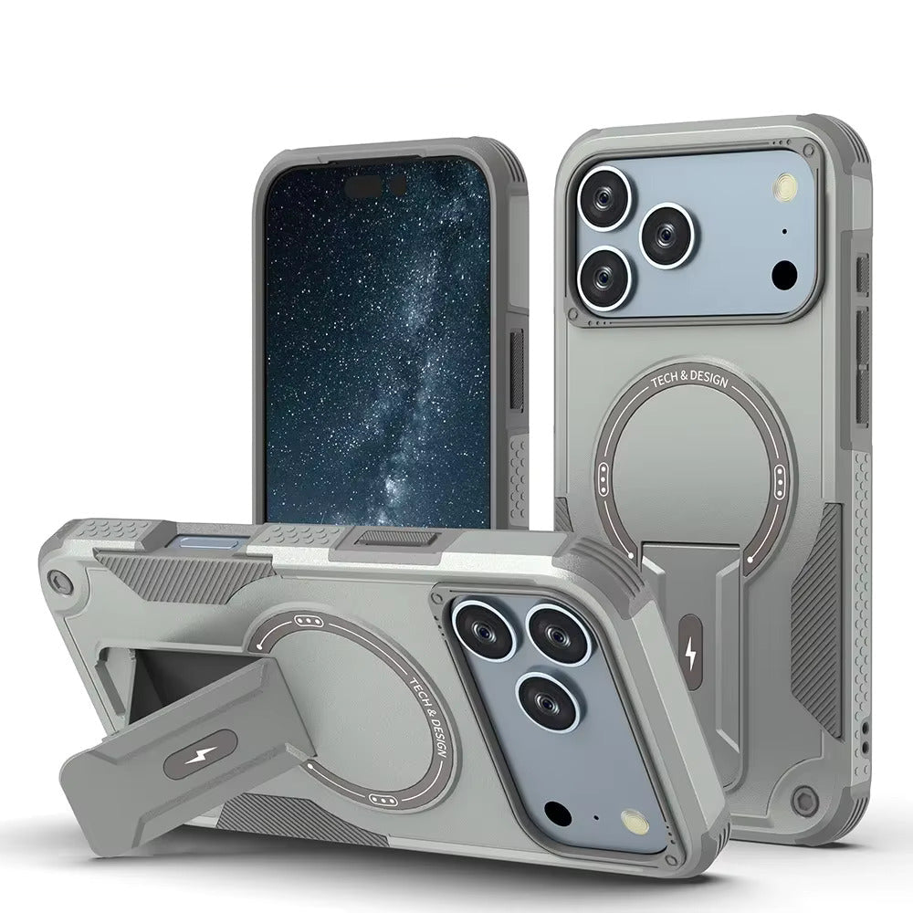 TitanGuard UrbanShield™ Kickstand MagSafe Compatible Case for iPhone