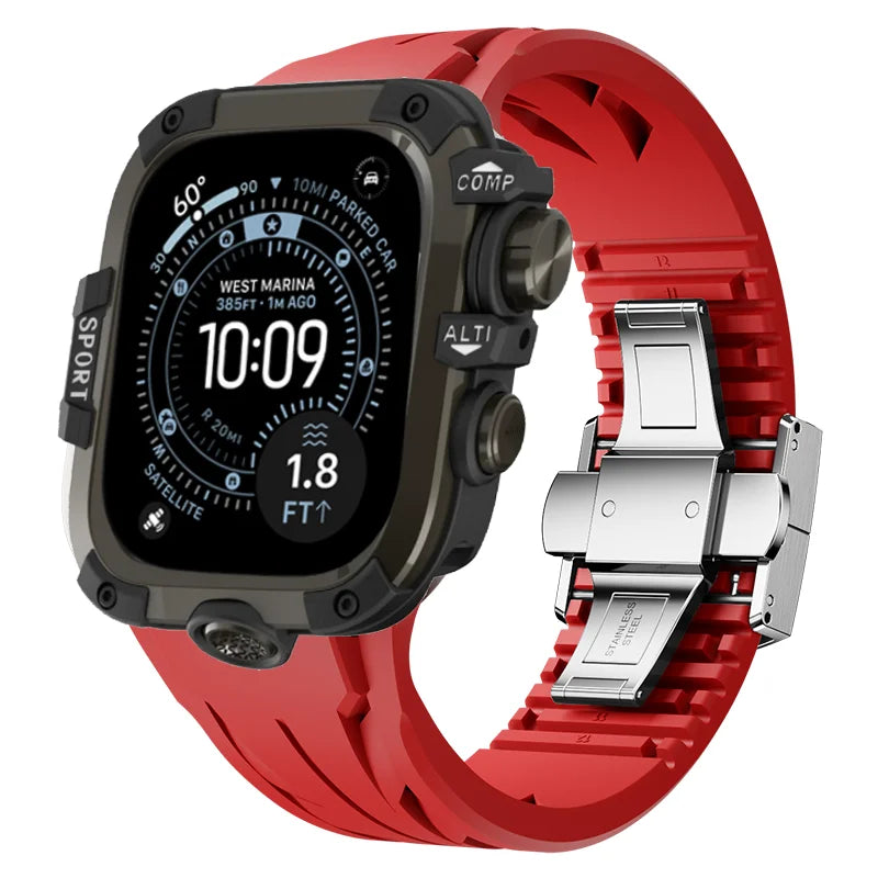 AeroGuard™ SteelSport Pro Case & Band System — Apple Watch Ultra 3/2/1, Series 11/10 (49mm / 46mm / 45mm / 44mm)