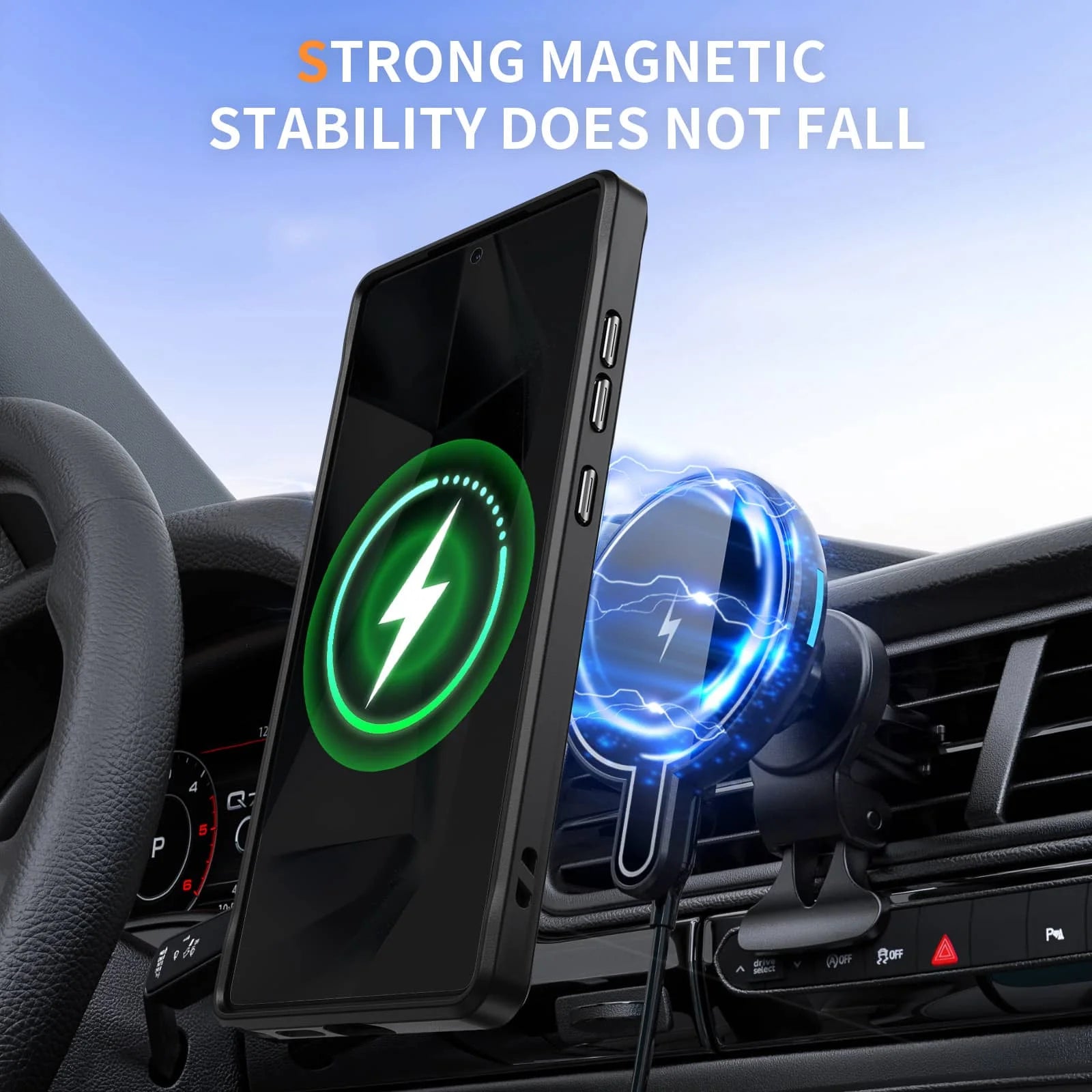 Avontic x Grip & Guard ClearMag 360 RingStand Case for Samsung Galaxy S25 / S24 / S23 Series (Plus & Ultra)