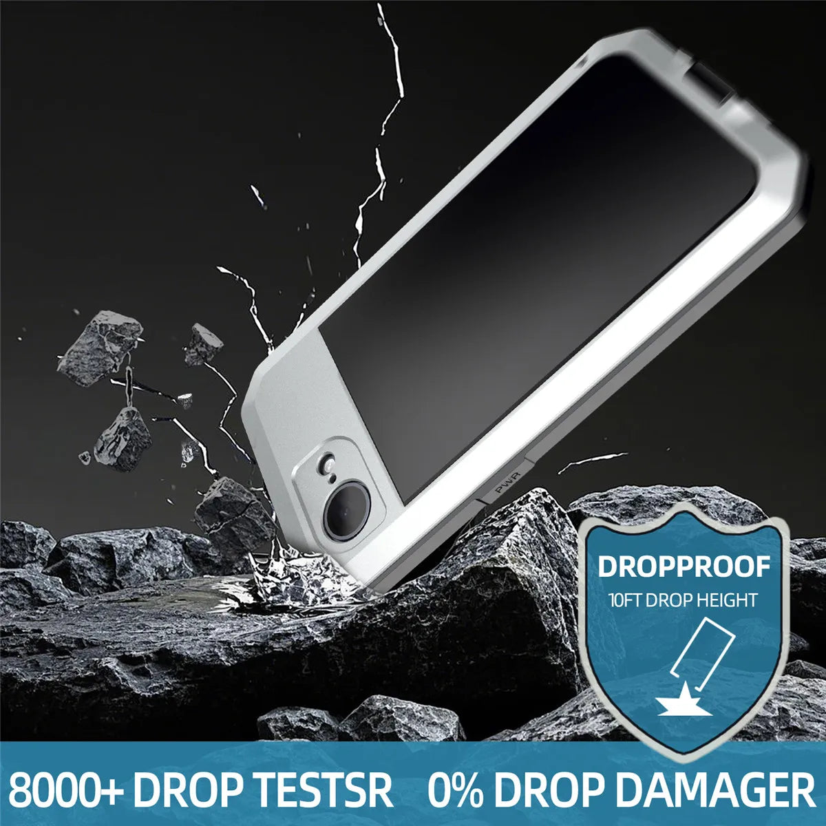 Rugged Metal Shockproof Case for iPhone 17 / 17 Pro / 17 Pro Max | Heavy Duty Protective Armor Cover