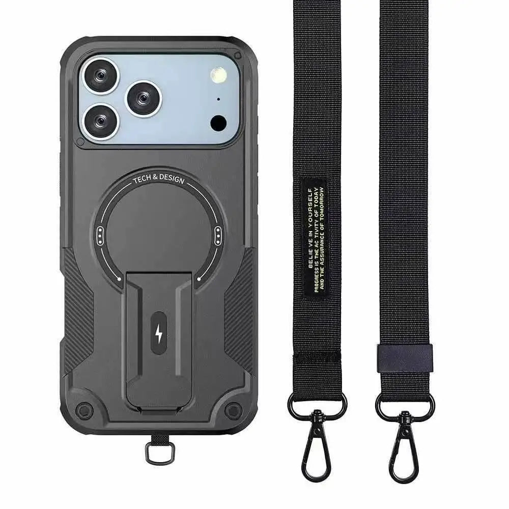 TitanGuard UrbanShield™ Kickstand MagSafe Compatible Case for iPhone