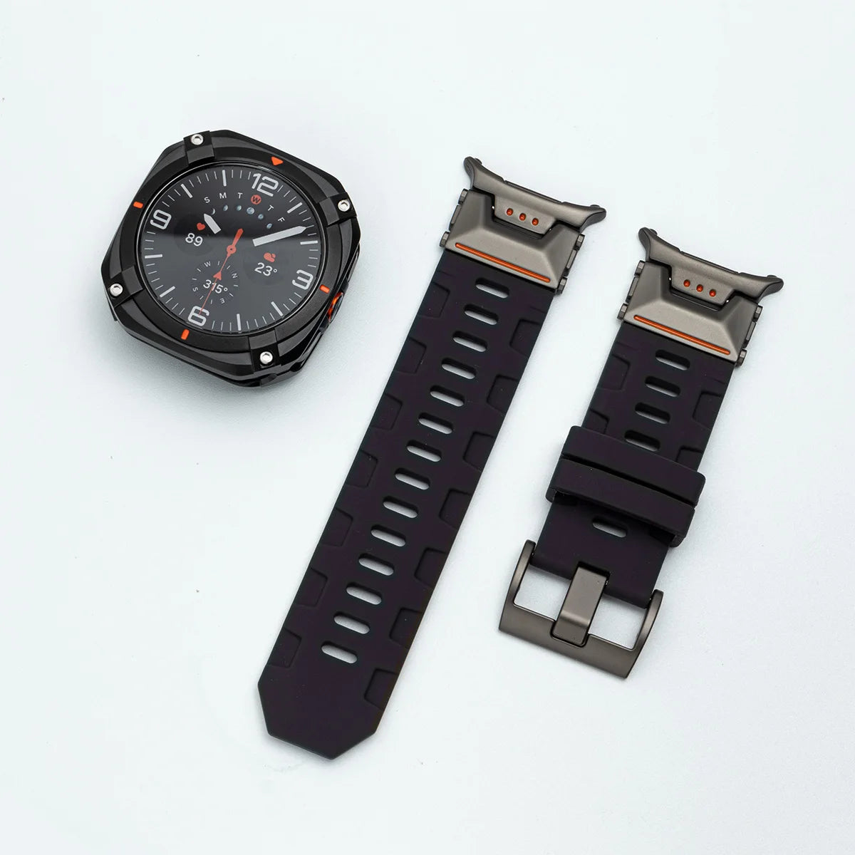 UltraSport Shield™ Silicone Band & Protective Case Set for Samsung Galaxy Watch Ultra 47mm