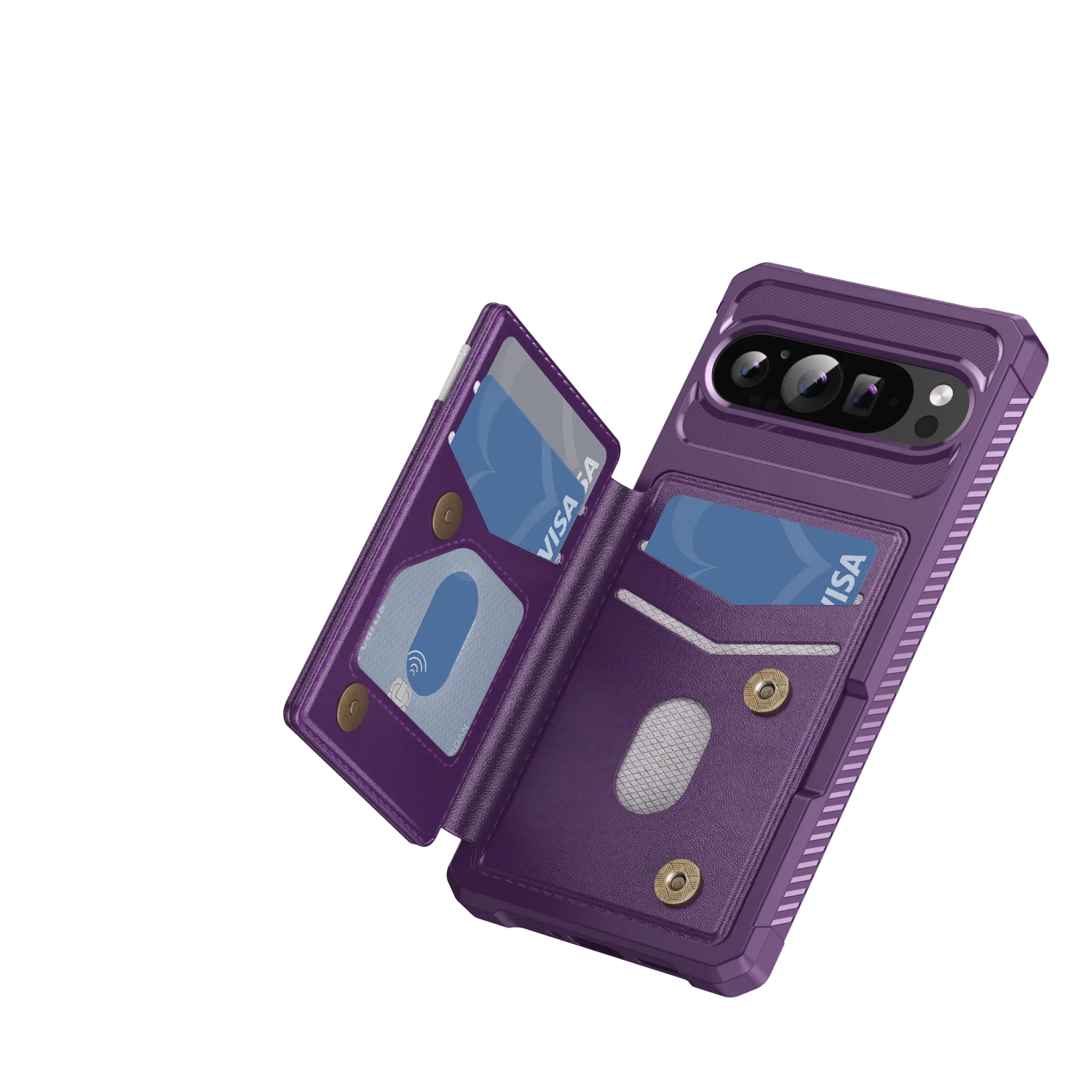 VaultShield™ Armor Flip Wallet Case for Google Pixel (All Models)