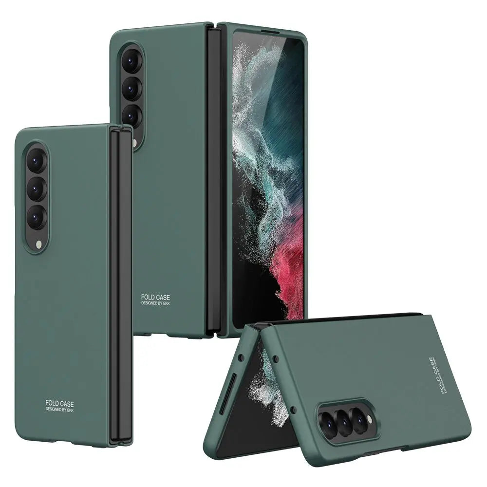 Light Luxury Business Case for Samsung Galaxy Z Fold 4 Ultra Thin Foldable All-inclusive Protection Cell Phone Cover - Pinnacle Luxuries