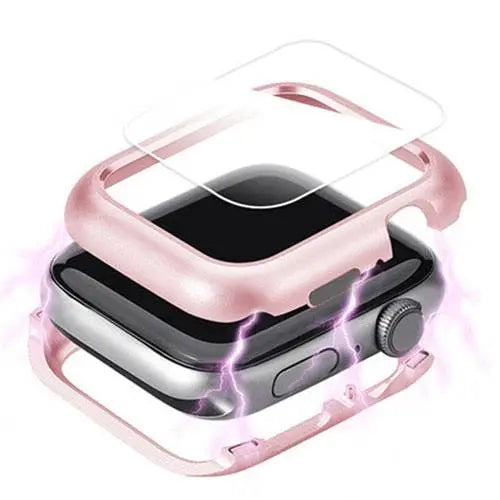 Apple Watch Series 5 Ultimate Stainless Steel Case Tempered Glass Screen Protector - Pinnacle Luxuries